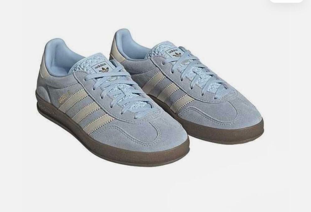 Adidas Gazelle Indoor Clear Sky Women Size 11 Sneakers JI2717 Shoes